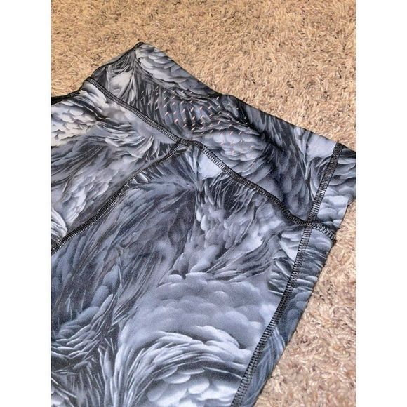 Champion Women's Patterned Black & White Skinny Leggings Size Small - Picture 11 of 11